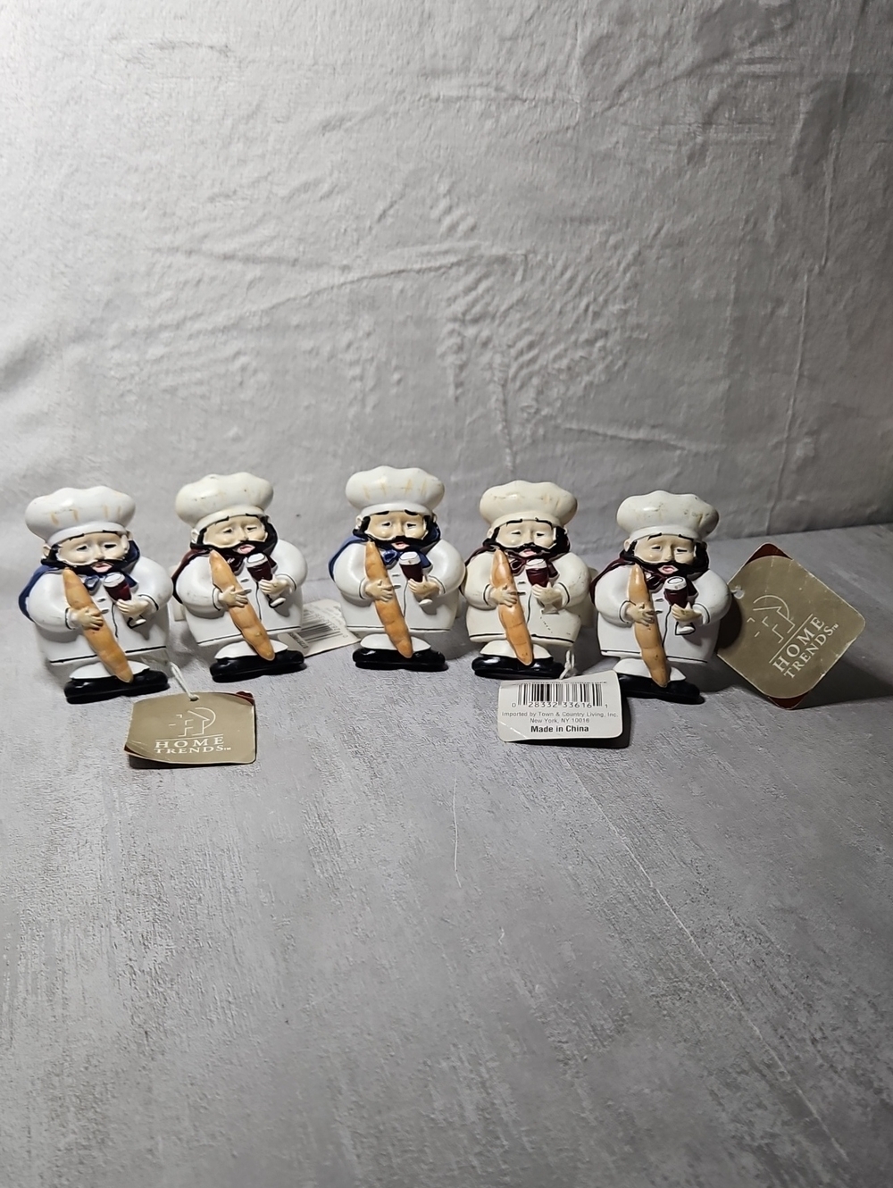 5 NWT F@t Chef Napkin Rings